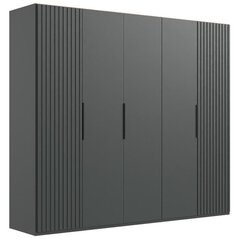 Шкаф 5-дверный Aatrium Andorra, черный цвет цена и информация | Шкафы | hansapost.ee