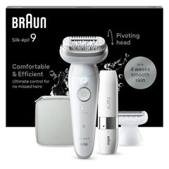 Braun Silk-Epil 9 SES9-341 + Braun FS1000 Mini Face цена и информация | Эпиляторы | hansapost.ee