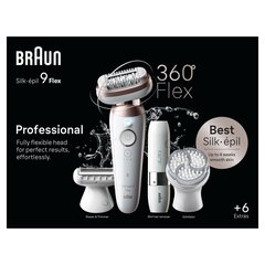 Braun SES9-360 3D Silk-épil 9 Flex hind ja info | Raseerijad, epilaatorid ja fotoepilaatorid | hansapost.ee