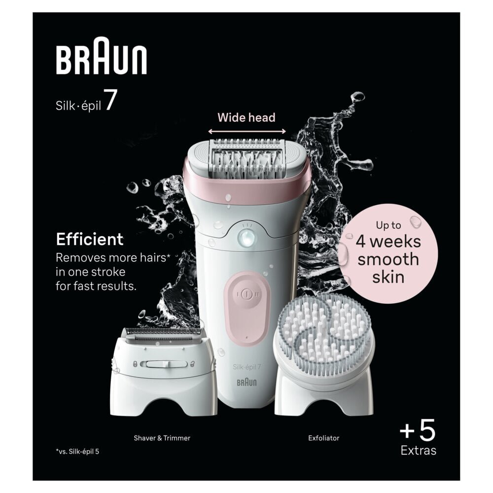 Braun Silk-Epil 7 SE7-060 цена и информация | Raseerijad, epilaatorid ja fotoepilaatorid | hansapost.ee