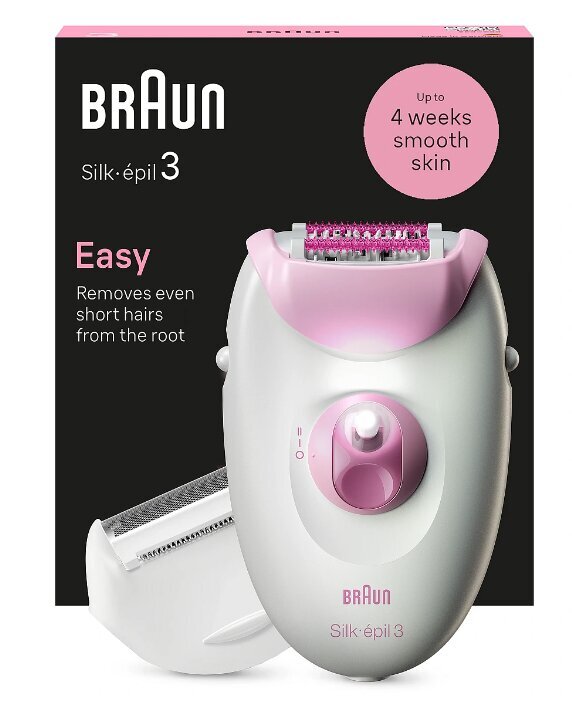 Braun Silk-Epil 3 SE3-031 цена и информация | Raseerijad, epilaatorid ja fotoepilaatorid | hansapost.ee
