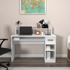 Письменный стол Asir Eslem, белый цена и информация | Компьютерные, письменные столы | hansapost.ee