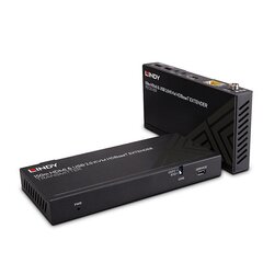 Lindy 150m Cat.6 HDMI 4K60, USB 2.0 & IR HDBaseT KVM Extender hind ja info | Juhtmed ja kaablid | hansapost.ee