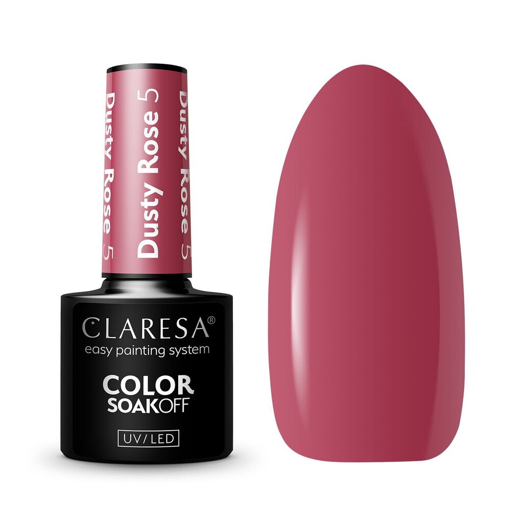 claresa hübriidlakk dusty rose 5 -5g hind ja info | Küünelakid ja küünelakieemaldajad | hansapost.ee