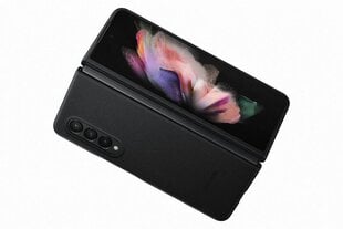 Кожаный флип-чехол Samsung для Galaxy Fold 3 черный EF-FF926LBEGWWW цена и информация | Чехлы для телефонов | hansapost.ee