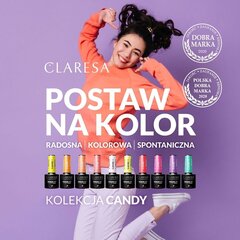 Стойкий гибридный гель лак для ногтей Claresa CANDY 2, 5 г цена и информация | Лаки для ногтей, укрепители для ногтей | hansapost.ee