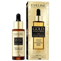Seerum Eveline Cosmetics Gold Peptides pinguldav, 30 ml hind ja info | Näoõlid, ampullid ja seerumid | hansapost.ee