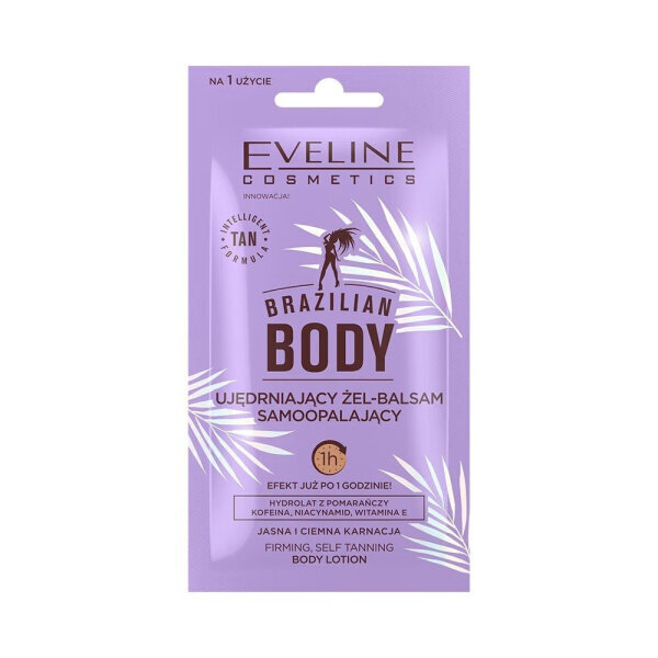 Isetoonev geel-palsam Eveline Cosmetics Brazilian Body, 12ml цена и информация | Isepruunistavad kreemid | hansapost.ee