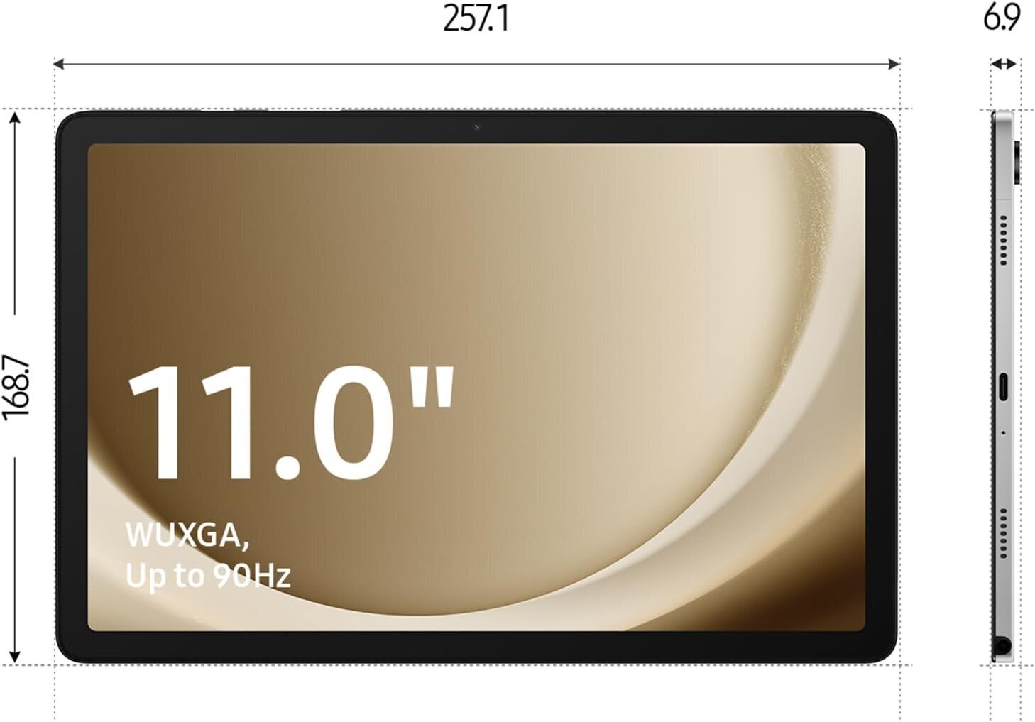 Samsung Galaxy Tab A9+ WiFi 8/128GB Silver цена и информация | Tahvelarvutid | hansapost.ee