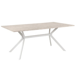 Стол Aatrium Onex, 90x180x75 см, белый цена и информация | Кухонные и обеденные столы | hansapost.ee