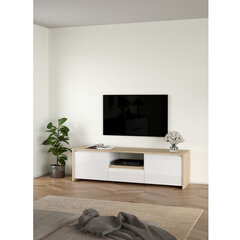 ТВ тумба Aatrium Next, 177x48x52 см, белый/коричневый цена и информация | Тумбы под телевизор | hansapost.ee