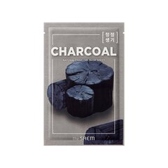 Leht-näomask The Saem Natural Charcoal, 21 ml hind ja info | Näomaskid ja silmamaskid | hansapost.ee