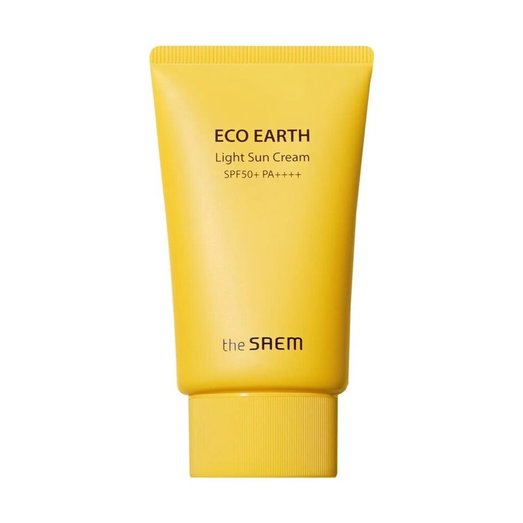 Päikesekreem The Saem Eco Earth Light SPF 50+, 50 ml цена и информация | Päikesekaitse ja päevitusjärgsed kreemid | hansapost.ee