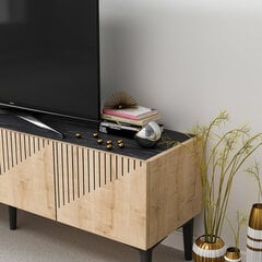 TV stalas Draw - Sapphire Oak, Black Marble цена и информация |  Тумбы под телевизор | hansapost.ee
