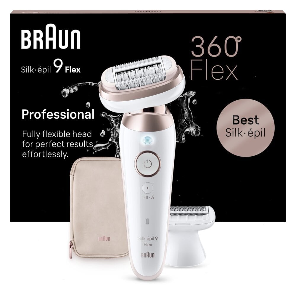 Braun SES9-030 3D Silk•épil 9 Flex цена и информация | Raseerijad, epilaatorid ja fotoepilaatorid | hansapost.ee
