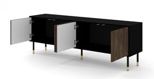 ТВ столик Homlando Woody, коричневый/черный цена и информация | Тумбы под телевизор | hansapost.ee