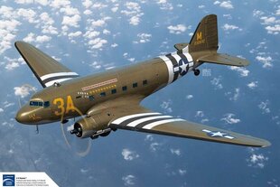 Liimitav mudel Academy 12633 USAAF C-47 Skytrain 1/144 цена и информация | Склеиваемые модели | hansapost.ee