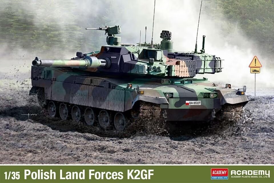 Liimitav mudel Academy 13560 Polish Land Forces K2GF 1/35 цена и информация | Liimitavad mudelid | hansapost.ee