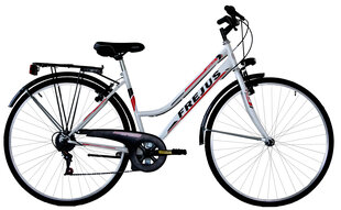 Jalgratas Frejus City Bike Lady, valge hind ja info | Jalgrattad | hansapost.ee
