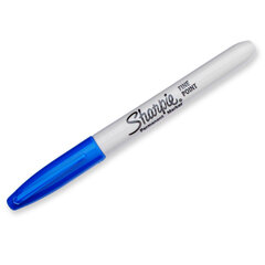 Постоянный маркер Sharpie Fine Point Синий 0,9 mm (12 штук) цена и информация | Канцелярские товары | hansapost.ee