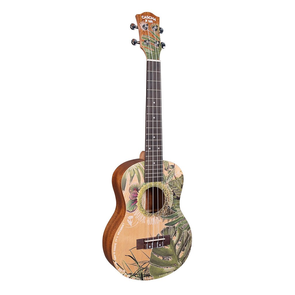 Tenor ukulele Cascha Art Leafy HH 2610 цена и информация | Kitarrid | hansapost.ee