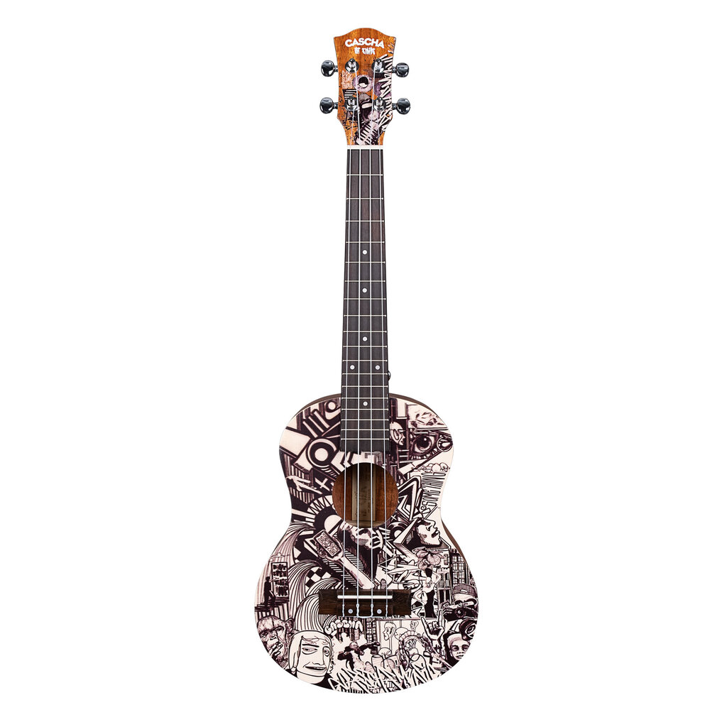 Tenor ukulele Cascha Art Sketch HH 2609 цена и информация | Kitarrid | hansapost.ee