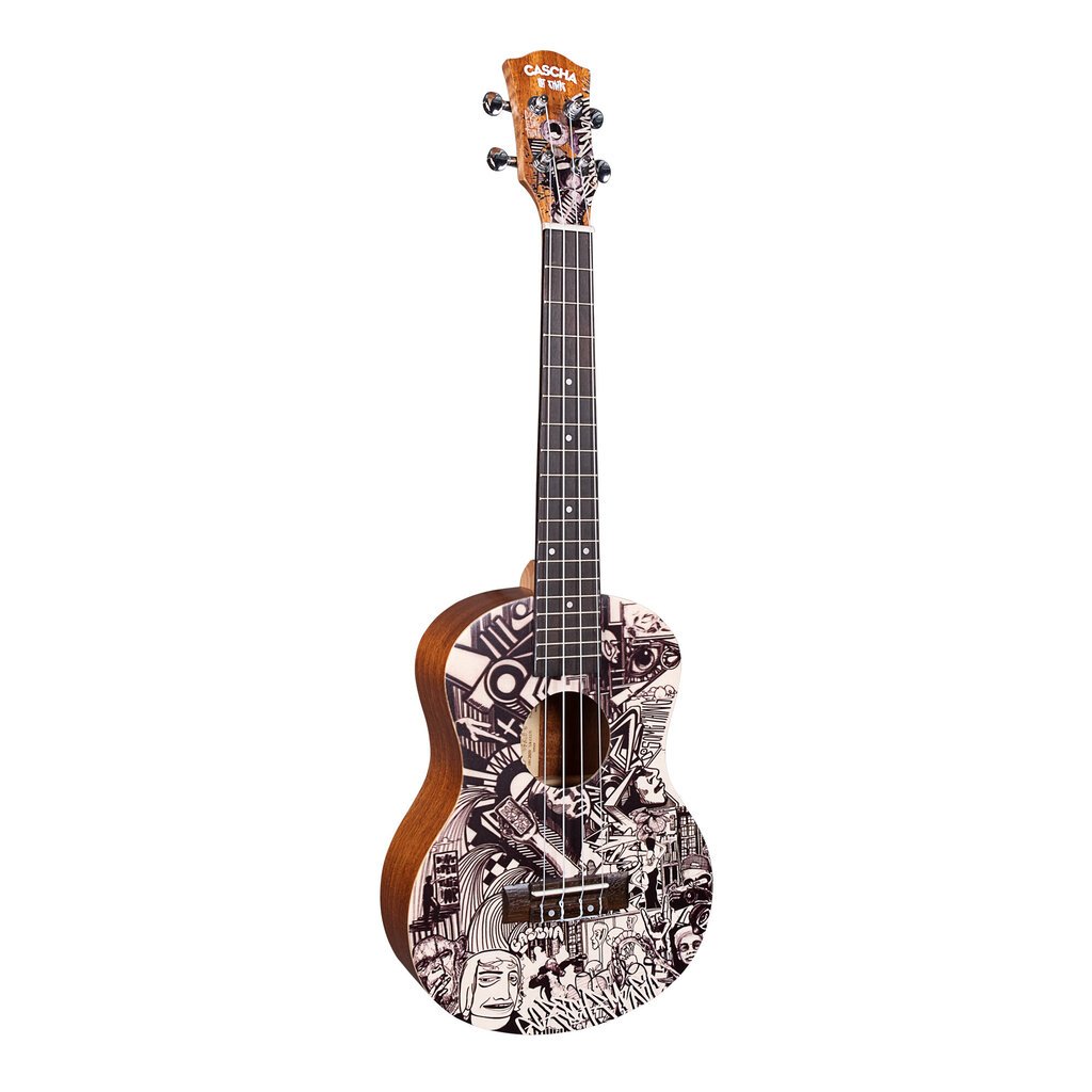 Tenor ukulele Cascha Art Sketch HH 2609 цена и информация | Kitarrid | hansapost.ee