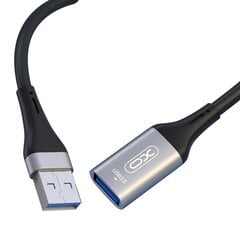 XO extension cable NB220 USB 3.0 black 2m hind ja info | Mobiiltelefonide kaablid | hansapost.ee