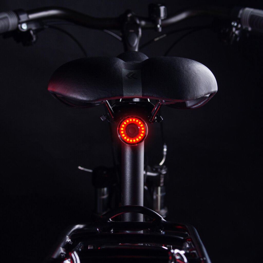 Jalgratta tagumine tuli Wozinsky WRBLB3 USB-C LED, must цена и информация | Jalgratta tuled ja helkurid | hansapost.ee