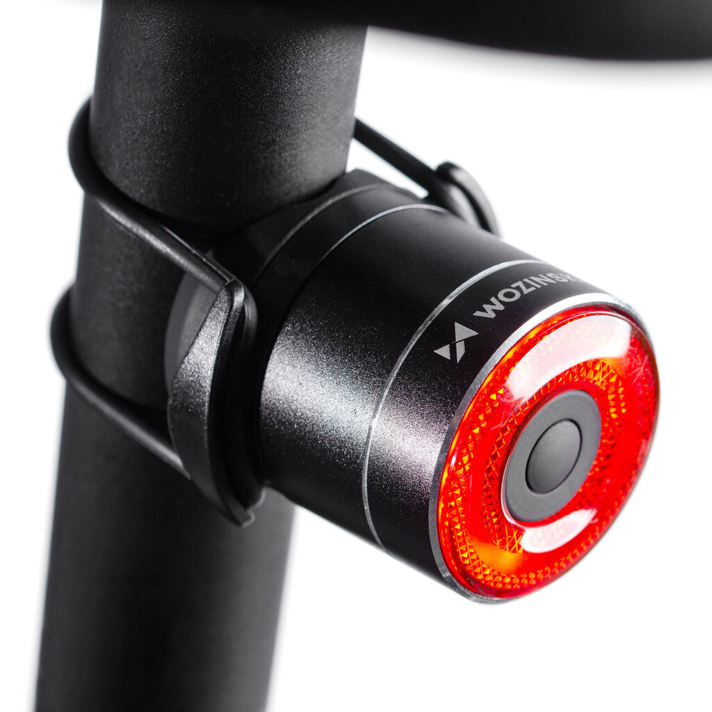 Jalgratta tagumine tuli Wozinsky WRBLB3 USB-C LED, must цена и информация | Jalgratta tuled ja helkurid | hansapost.ee