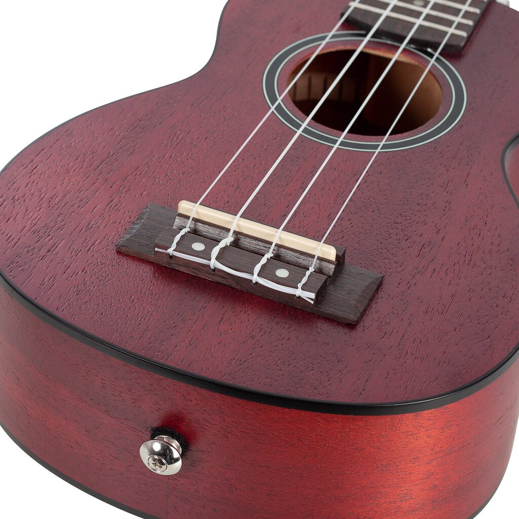 Sopran ukulele Cascha Mahogany punane HH 2263 цена и информация | Kitarrid | hansapost.ee