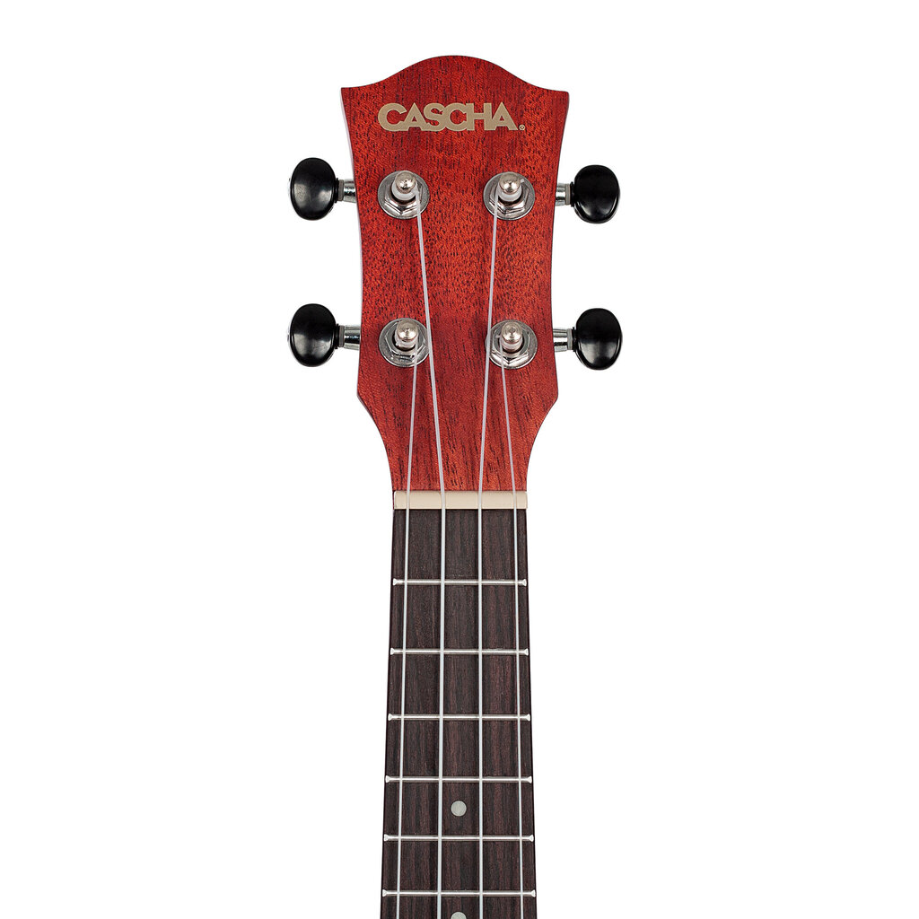 Sopran ukulele Cascha Mahogany punane HH 2263 цена и информация | Kitarrid | hansapost.ee