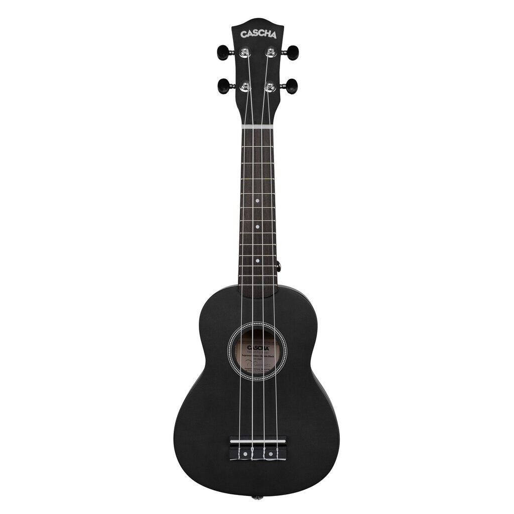 Sopran ukulele Cascha Linden must HH 3960 hind ja info | Kitarrid | hansapost.ee