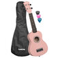 Sopran ukulele Cascha Pärn roosa HH 3968 hind ja info | Kitarrid | hansapost.ee