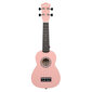 Sopran ukulele Cascha Pärn roosa HH 3968 hind ja info | Kitarrid | hansapost.ee