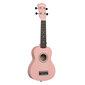 Sopran ukulele Cascha Pärn roosa HH 3968 hind ja info | Kitarrid | hansapost.ee