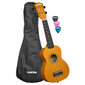 Soprano ukulele Cascha Linden kollane HH 3964 цена и информация | Kitarrid | hansapost.ee