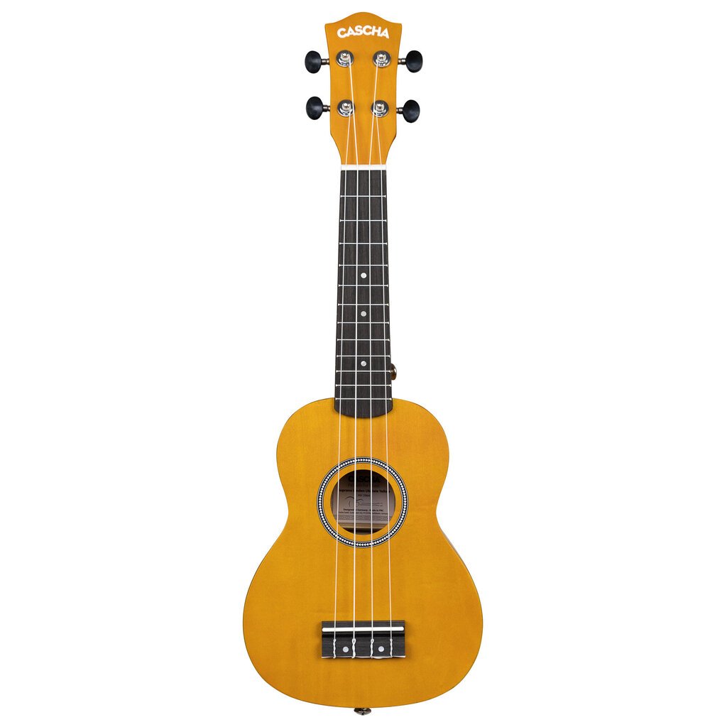 Soprano ukulele Cascha Linden kollane HH 3964 цена и информация | Kitarrid | hansapost.ee