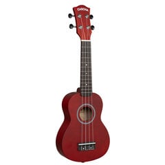 Sopran ukulele Cascha Linden punane HH 3961 hind ja info | Kitarrid | hansapost.ee