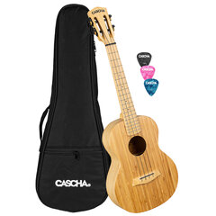 Tenor ukulele Cascha Bamboo Natural HH 2314 hind ja info | Kitarrid | hansapost.ee
