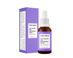 Näoseerum naha tumenemise helendamiseks, tooni ühtlustmiseks Maruderm, 30 ml price and information | Face oils, ampoules and serums | hansapost.ee