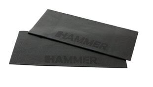 Kaitsev põrandamatt Hammer, 70x30cm, 2tk, must hind ja info | Trenažööride tarvikud | hansapost.ee