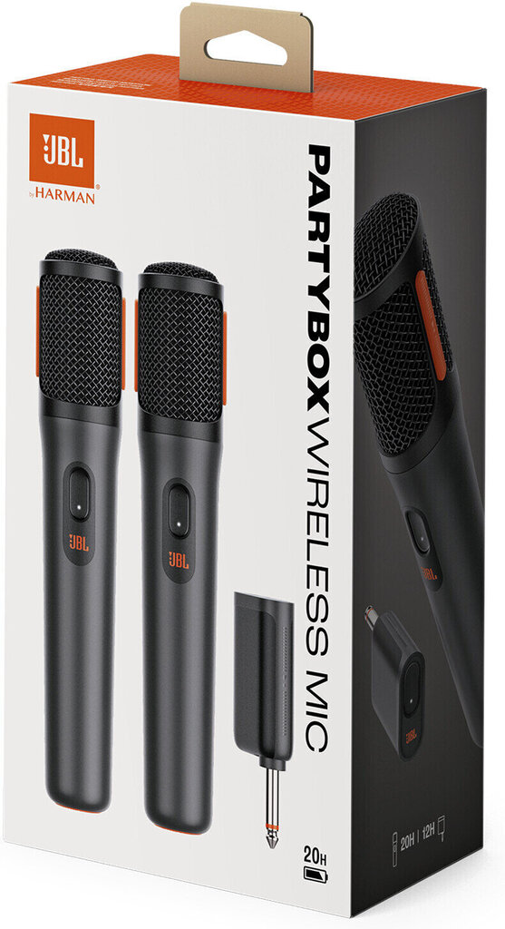 JBL PartyBox Wireless Mic Set Black hind ja info | Mikrofonid | hansapost.ee