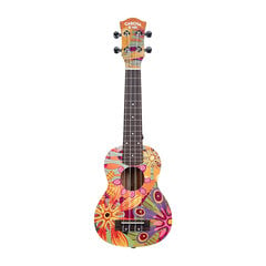 Sopran ukulele Cascha Art Flowers HH 2603 hind ja info | Kitarrid | hansapost.ee