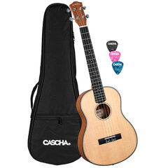 Bariton ukulele Cascha Spruce Solid Top HH 2244 цена и информация | Гитары | hansapost.ee