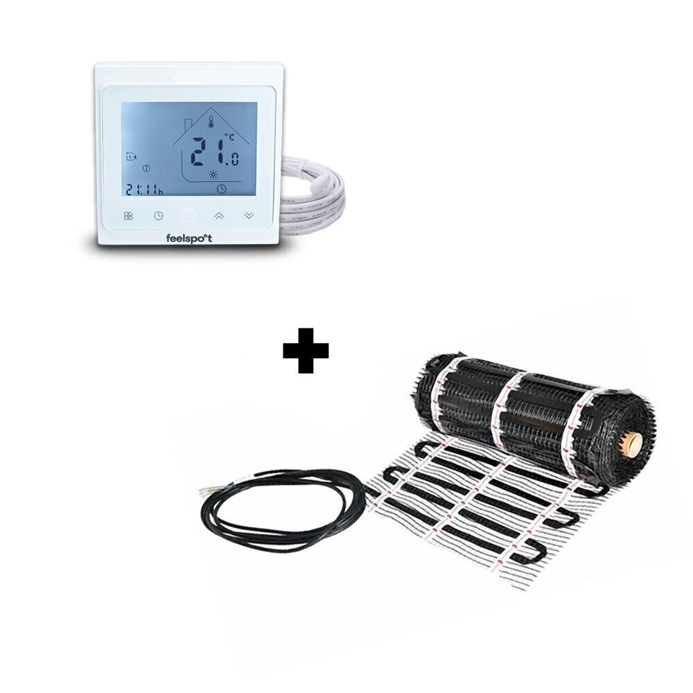 Elektriline küttematt WHB-85 2m2 nutika termostaadiga Feelspot WTH51.36 цена и информация | Põrandaküte | hansapost.ee