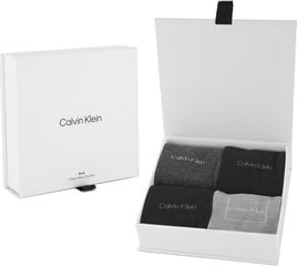 Calvin Klein meeste sokid 4pk kinkekarbis, must-hall hind ja info | Sokid meestele | hansapost.ee