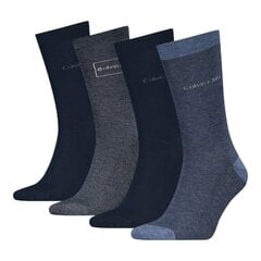 Calvin Klein meeste sokid 4pk kinkekarbis, sinine-tumesinine цена и информация | Мужские носки | hansapost.ee