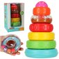 Värviline püramiiditorn Hola KX4616 цена и информация | Arendavad laste mänguasjad | hansapost.ee