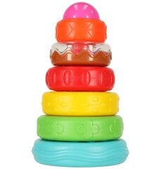 Красочная пирамида-башня Hola KX4616 цена и информация | Развивающие игрушки для детей | hansapost.ee